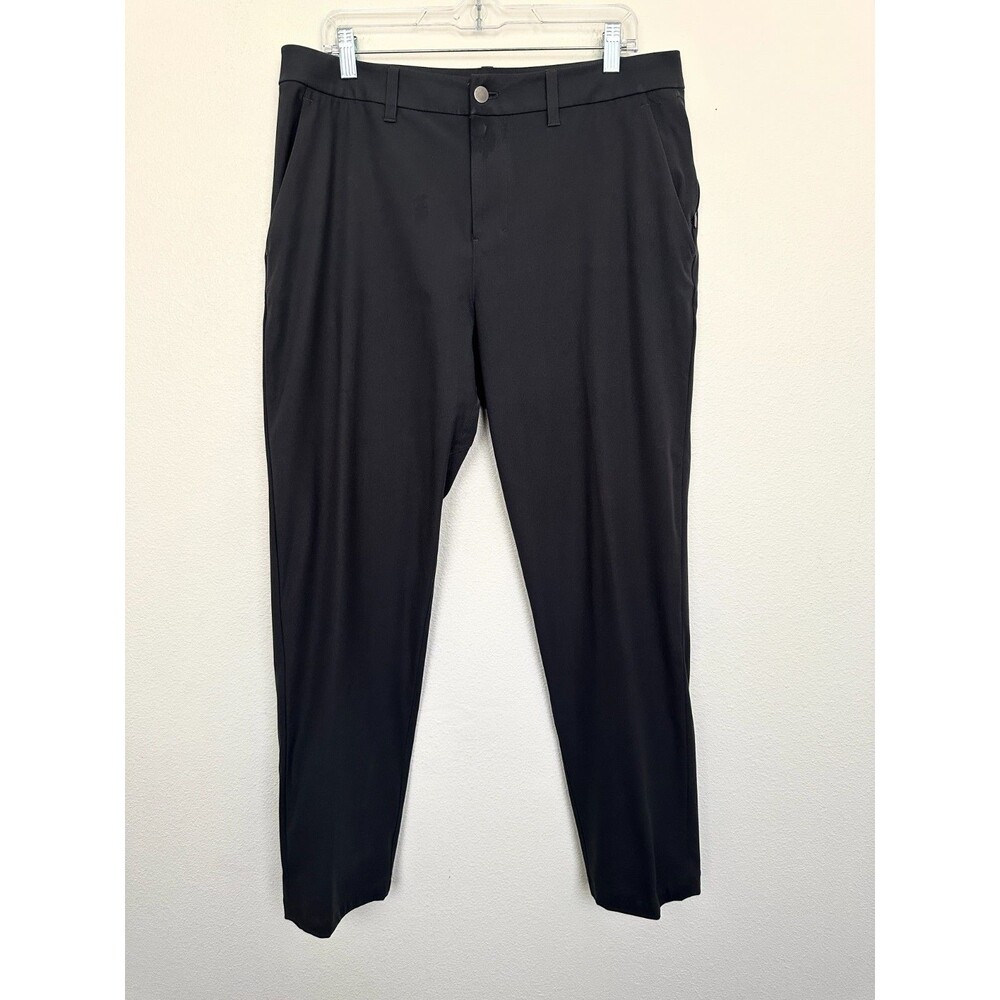 Lululemon ABC Classic Fit Pant Black Warpstreme Minimalist Men's 36x28 Waist 36